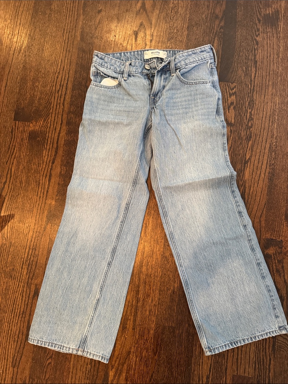 Hollister Light Blue Wide Leg Jeans